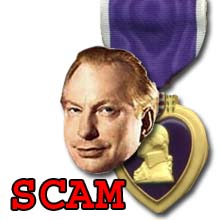 L. Ron Hubbard was NOT a war hero