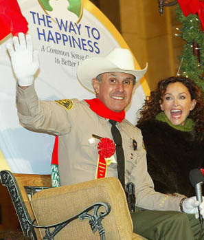 Sheriff on Scientology parade float