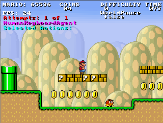 Imitation Learning in Mario Bros