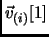 $\vec{v}_{(i)}[1]$