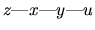 $z\mbox{-}x\mbox{-}y\mbox{-}u$