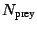 $ N_{\text{prey}}$