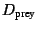 $ D_{\text{prey}}$