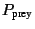 $ P_{\text{prey}}$