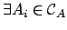 % latex2html id marker 2983
$\exists A_i \in
{\mathcal{C}}_A$