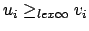 % latex2html id marker 5637
$u_i \geq_{lex\infty} v_i$