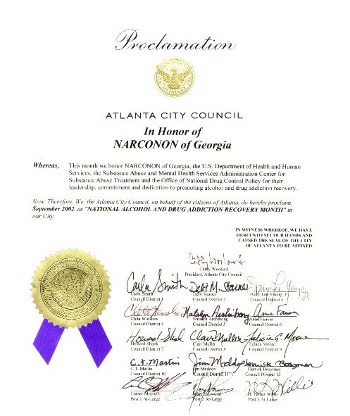 Narconon helps the City of Atlanta