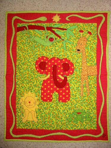 Janet's Jungle Quilt