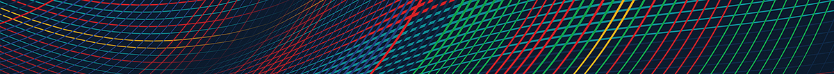 Carnegie Mellon stylized Tartan wave footer banner