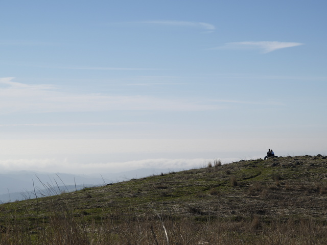 Couple on hill