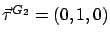 $\vec{\tau}^{G_2} = (0, 1, 0)$