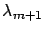 $\lambda_{m+1}$