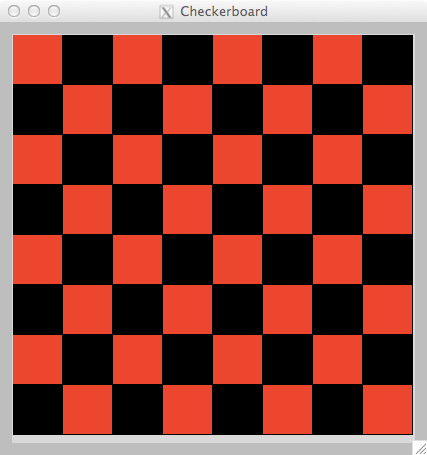 Image of checker board