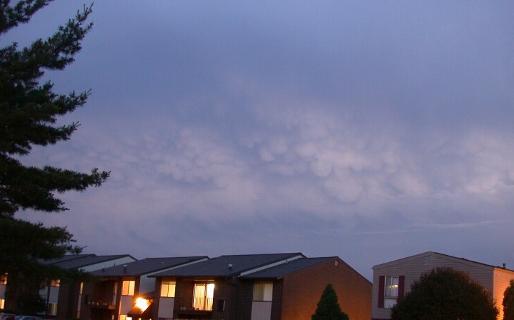 Mammatus cloud 2004/6/14