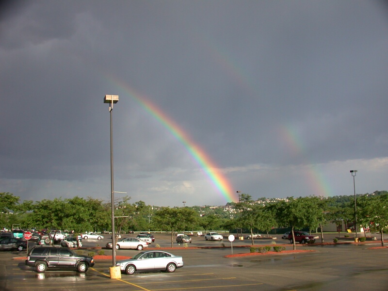 Primary and secondary rainbow 2004/6/1