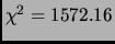 $\chi^2=1572.16$