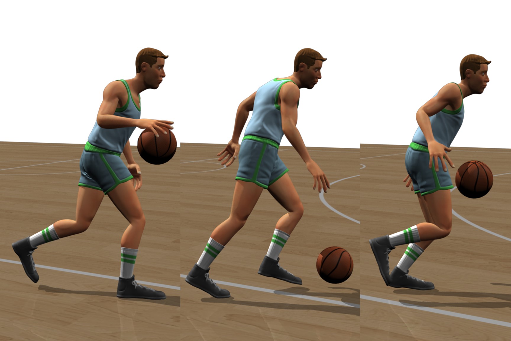 How a Computer Learns To Dribble Practice, Practice, Practice