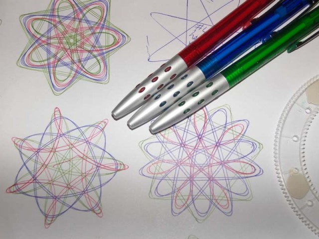 Sample Spirograph drawings