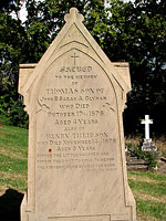 Gravestone from 1878