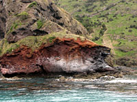 Cliffs along the harbor