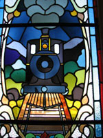 stained glass window